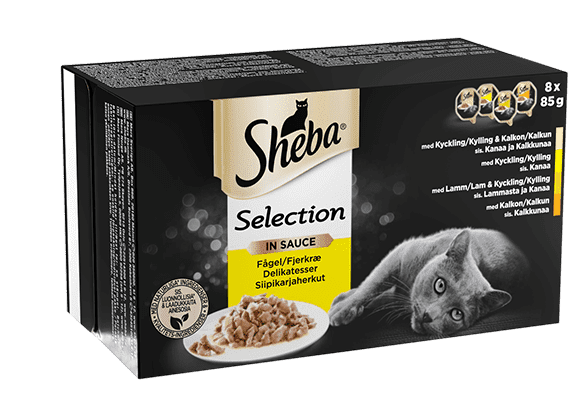 Sheba® Selection med Kalkun, Kylling og Lama