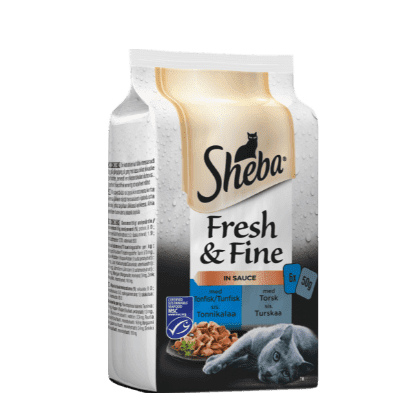 Sheba® Fresh & Fine Fisk med tunfisk & torsk​ image